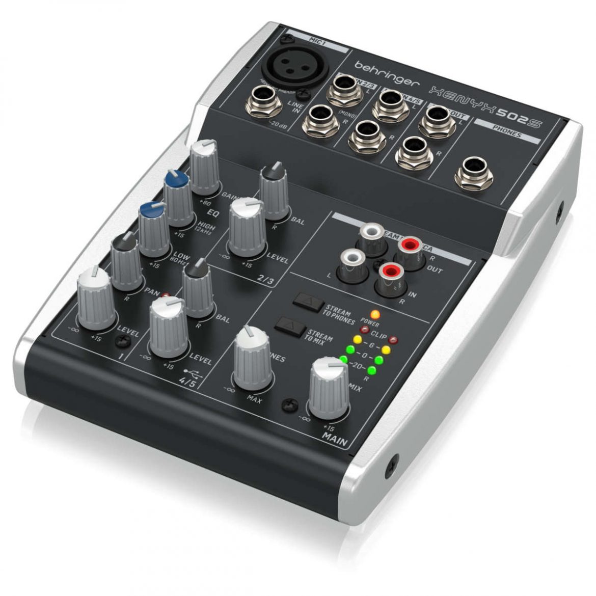 Behringer Xenyx S Mixer An Logo De Canales Con Interfaz Usb