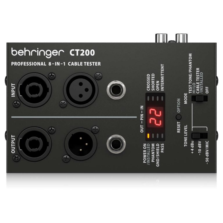 Behringer Ct Tester Profesional De Cables En