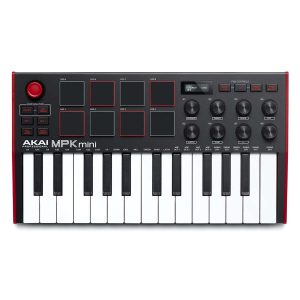 Controlador M-WAVE mini teclado portátil USB y controlador MIDI con 25  teclas